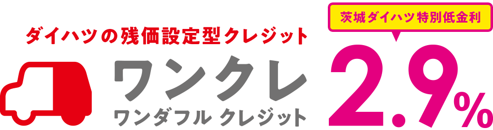 ワンダフルクレジット特別低金利 おトクなキャンペーン 茨城ダイハツ販売株式会社 ワンダフルクレジット特別低金利 おトクなキャンペーン 茨城ダイハツ販売株式会社